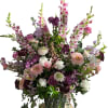 Perfect mix of purple and white for sympathy 