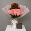 Blush &amp; Bear is a beautiful gift featuring a hand-tied bouquet of