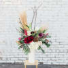 Stunning Boho mix of christmas blooms and textures! Perfect for this Holiday