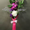 Celebrate their moment on stage with Final Bow Blooms. This hand-tied bundle