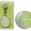 Melon-scented therapy dough tin and keychain in green packaging