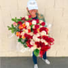 Need to get out of the dog house? 100 fresh mixed roses
