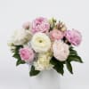 Ranunculus, Peonies, Snapdragons with spring flowers in a Vase
Flowers that are high
