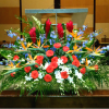 PODIUM ARRANGEMENT 84 BY TWIN TOWERS FLORIST

    As Shown