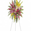 This stunning spray is a beautiful and touching display of your sympathy