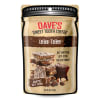 Bag of coffee toffee candy with a jar-style label