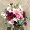 Type of Flowers: Blush Pink Hydrangea, White Stock, Pink Roses, Pink Asiatic