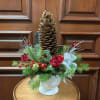 This holiday arrangement will last a long time!

Recipe: Red roses, Red faux