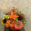 Celebrate this season with this cute fall arrangement that turns into a