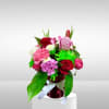 Recipe: Roses, Garden Roses, Chrysanthemums, Tulips, Carnations, Button, and Pathos Plant Leaves