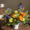 This design was inspired by dining under the lush lemon trees in