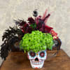 Type of Flowers: Red roses, Green Hydrangeas, Scabiosa, Amaranthus Caudatus, Celosia Cockscomb