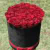 Choose your rose color and box color at checkout.
Boxes available: black, white
