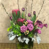 Type of Flowers: Purple Protea, Purple Tulips, Lavender Roses, Purple Mini Calla