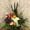 Type Of Flowers: Assorted Dry Ornaments, Magnolia leaves, Cushion Pom Poms, Terricada