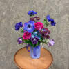 Seasonal Purple Anemones in Mason Jar and more!

