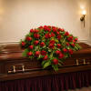 . In times of loss, red roses convey a depth of love