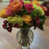 VIBRANT BOUQUET OF HYDRANGEAS, ROSES, SPRAY ROSES, AND GREENS. WOW FACTOR!!