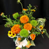 A handful of flowers as a small token of appreciation or gesture