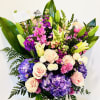 Created with purple,mauve and pink blooms , winnie is the one for