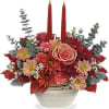 Brighten your fall gatherings with this artisanal stoneware serving bowl centerpiece, bursting