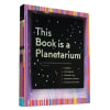 A boxed book gift set with a black cover and colorful striped border