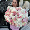 Grand mix of peonies, hydrangeas, roses and spray roses in our signature