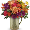 Celebrate the essence of fall with this abundant bouquet of autumnal roses