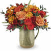 Embrace the charm of autumn's majestic meadow with this heartfelt rose bouquet