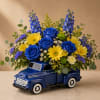 Bold, vibrant, and unforgettable, Blue Ribbon Dad is designed to celebrate the