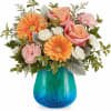 As radiant as a seaside sunrise, our Ocean Sunrise Bouquet brings together