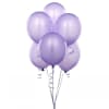 Soft lavender latex balloons gathered into a playful bouquet-perfect as a birthday