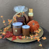 An exquisite blend of cinnamon and spices mixed with apples and a