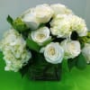 Hydrangea &amp; Roses, Fancy Greens
Hydrangeas will vary  according to our