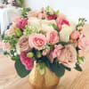 Pink theme flowers 
With White flowers
