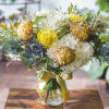 A lovely, gentle blend of warm and cool tones, perfect for autumn.