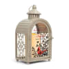 Decorative lantern with a cardinal and memorial text