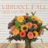 A vibrant fall mix of seasonal flowers designed in a vase!
Each arrangement