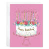 Greeting card with envelope reads:

Front: "Happy Birthday!"
Inside: "Everything you wish for I