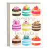 Greeting card with envelope reads:

Front: "Happy Birthday"
Inside: "It&rsquo;s your day, enjoy it