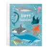 Greeting card with envelope reads:

Front: "Happy Birthday"
Inside: "Hope your day is cool
