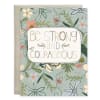 Greeting card with envelope reads:

Front: "Be strong and courageous"
Inside: "Keeping you in