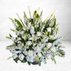 The Celestial Grace Floor Basket is a breathtaking tribute designed to honor