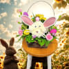 Celebrate Easter with this springtime floral basket! The bright and cheery colors