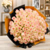 100 Roses Round EuroBouquet - Blush