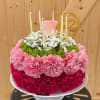 Celebrate life&rsquo;s special moments with our beautiful Floral Cake Arrangement, handcrafted with