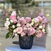 Delicate arrangement in a vase. 