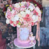 Baby girl flower box 