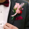 Traditional boutonniere, in your choice of color, normally these are made with