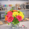 Rainbow sherbet in a bowl! These beautiful multi colored roses look like